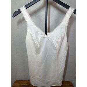Vintage Lorraine Ivory Camisole Cami Tank Size 34 NWT See Photos